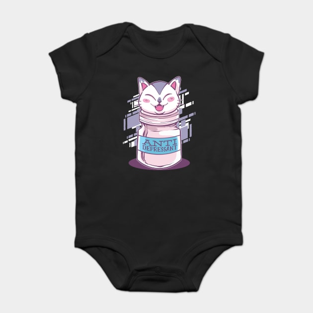 Anti Depressant Baby Bodysuit by Cosmo Gazoo